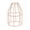Polished Copper Finish, variant on B&P LampĀ® Slip On Bulb Cage, Satin Nickel Finish