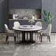 thumbnail image 5 of Round 6 People Dining Table Kitchen Living Room Dressing Dinning Table Set Coffee Hospitality Mesa Comedor Kitchen Furniture My Lux Decor Round, 5 of 10