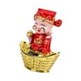thumbnail image 1 of Escultura del Dios de , escultura china de Feng Shui, decoración del hogar, adorno de año Nuevo Chino para estante, encimera de escritorio, 1 of 10