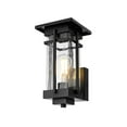 thumbnail image 3 of Elegant Lighting Livingston 7 inch Outdoor Pendant in Black, 3 of 8