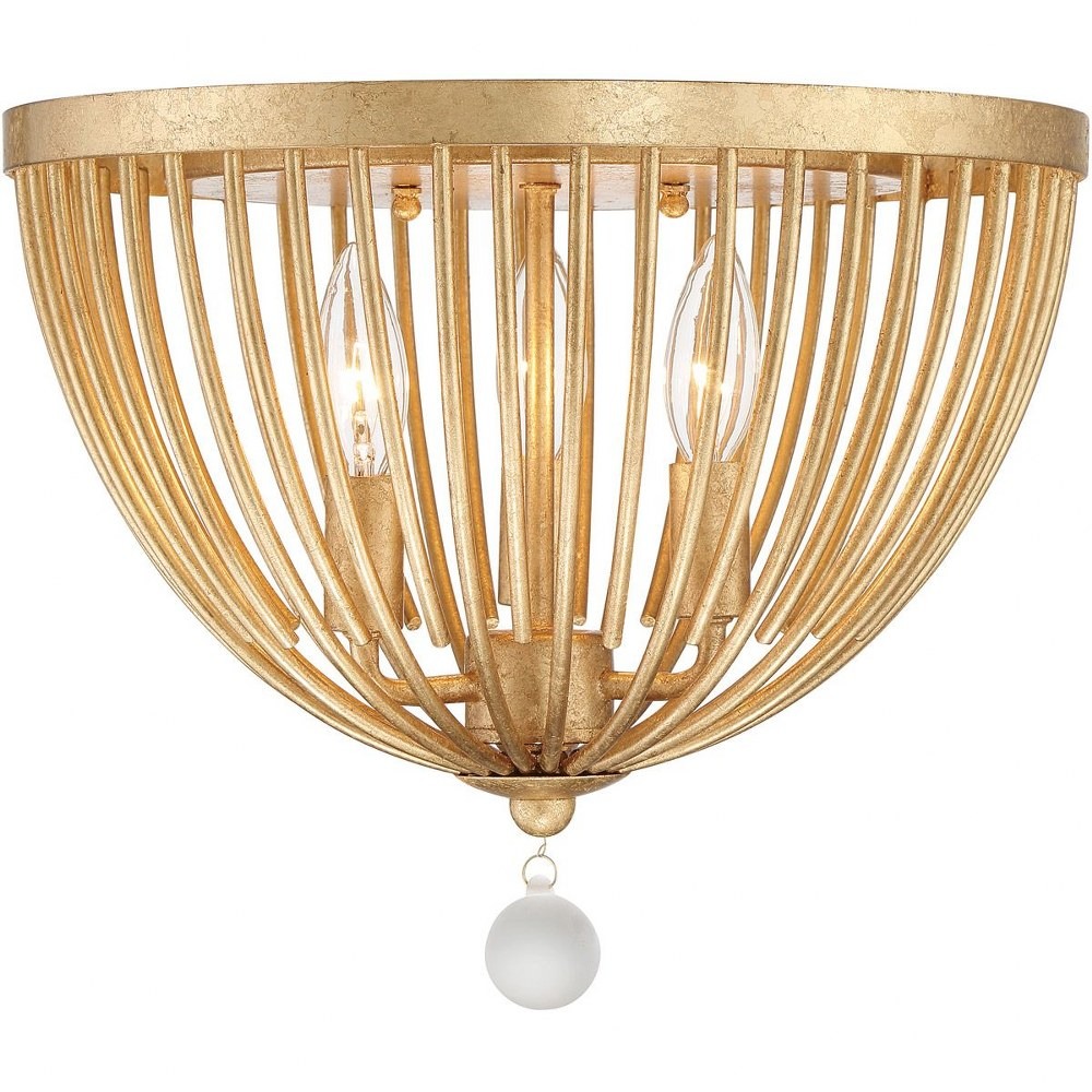 Crystorama Lighting - Three Light Ceiling Mount - Ceiling Mount - Duval - 3