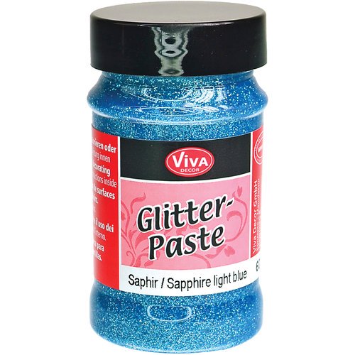 Glitter Paste, 90ml, Sapphire Light Blue