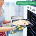 thumbnail image 2 of Yayeee Pot Holders Kitchen Heat Resistant with Pocket 7"x9.8" Cotton Oven Cooking Hot Pads, Green Lemon Plaid, 2 of 7