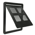 thumbnail image 1 of Puerta pequea para perros, puerta de malla para mascotas, plástico duradero de color negro pequeo para suministro de mascotas para perros y gatos ANGGREK CB2110, 1 of 8