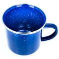 thumbnail image 4 of ASR Outdoor 11.75oz Stainless Steel and Enamel Coffee Mug Camping Essentials, Classic Speckled Blue, 4 of 5