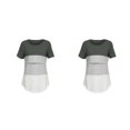 thumbnail image 1 of Minnieouse Camiseta con patrón empalmado para mujeres embarazadas, verano, primavera, senderismo, viajes, lactancia, Top, ropa femenina Type1 NO1, 1 of 6