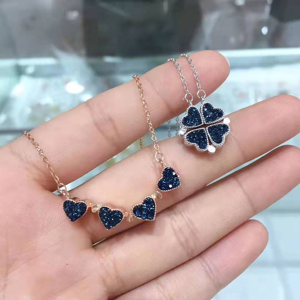 LIVEYOUNG Four Leaf Clover Necklace For 