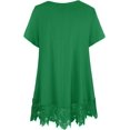 thumbnail image 2 of HSHDLDF Plus Size Swing Lace Flowy Tank Top for Women, 2 of 4