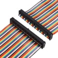 thumbnail image 5 of IDC Rainbow Wire Flat Ribbon Cable 60P D-type FC/FC Connector 2.54mm Pitch 0.5m Length, 5 of 5