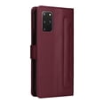 thumbnail image 4 of JTCASES Compatible with Samsung Galaxy S20 Plus 5G 6.7 inch Case Wallet Flip Folio Case [Kickstand] with RFID Blocking Card Holders [Shockproof] Wrist Strap Cover for Men Women Girls, Winered, 4 of 13