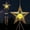 STAR, variant on Solar Wind Chimes - Retro Copper Bells, Crackle Glass Ball, Deep Tone Chime for Garden Patio Decor