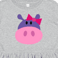 thumbnail image 4 of Inktastic Girl Hippo Girls Toddler Dress, 4 of 5