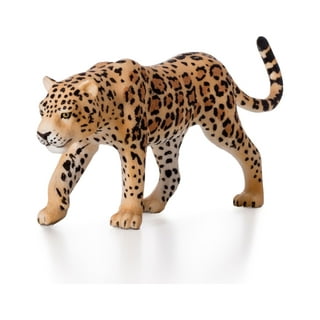 Resin Cheetah Statue Figurine Sculpture Home Office Decor Walking Leopard