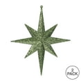 thumbnail image 2 of Vickerman 12" Olive Iridescent Glitter Bethlehem Star Christmas Ornament, 2 per Box, 2 of 2