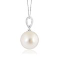 thumbnail image 2 of ANGARA South Sea Cultured Pearl Pendant with Ornate Bale in Platinum for Women | June Birthstone, Birthday, Anniversary, Jewelry Gift for Women | Pearl Necklace, 2 of 8