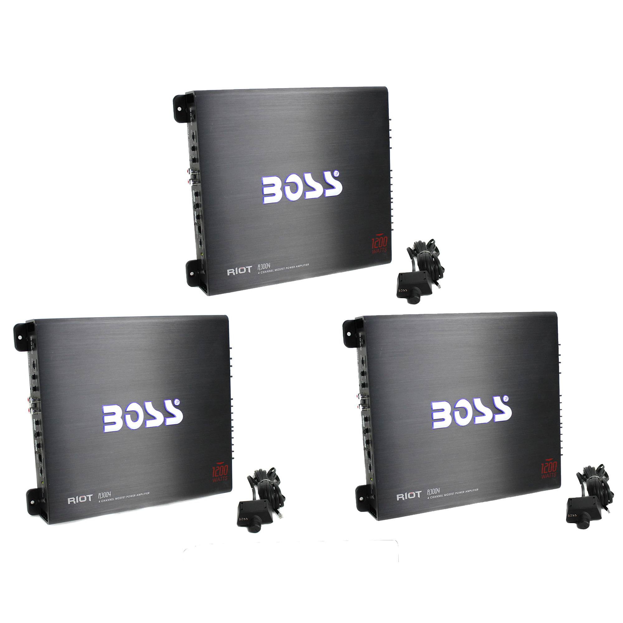 New Boss R3004 1200 Watts Riot 2 ohm 4-Channel Class-A//B Car Audio Amplifiers