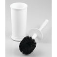 thumbnail image 3 of InterDesign Kent Plastic Toilet Bowl Brush Set, Classic Design Slim Compact Bowl Brush and Holder for Bathroom - Sturdy, Deep Cleaning, 4.25" x 4.25" x 16", White, 3 of 4