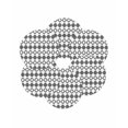 thumbnail image 7 of 15 Inch Round Placemats Set of 6, Vintage Bohemia Non Slip Heat Insulation PP Table Mats, Abstract Geometric Art Simple Boho Dark Gray Washable Place Mats for Kitchen Dining Party Table Decor, 7 of 7