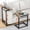 Brown, variant on Tv Tray Table, 8-Level Adjustable Height Couch Side Table，90° Tilt Angle Adjustments C-Shaped End Table, with Phone & Tablet Slot Sofa Computer Desk for Couch, Sofa, Bed, Chair, Living Room (Brown)