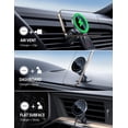 thumbnail image 2 of Cargador inalámbrico de coche Lamicall 15W para iPhone 16 Pro Max, 2 of 9