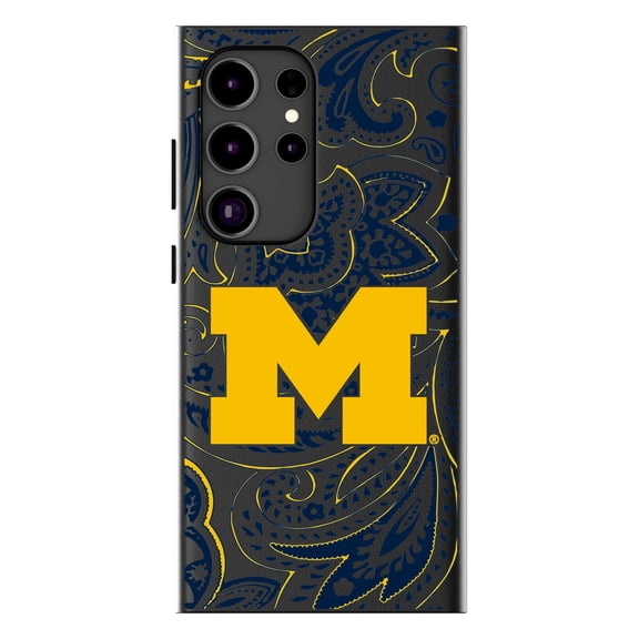 Keyscaper Michigan Wolverines Paisley Galaxy Magnetic Bump Case