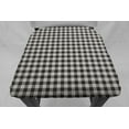 thumbnail image 3 of Buffalo Check Plaid Dining Room Chair Back Covers or Seat Covers by Penny's Needful Things (Both Chair Back & Seat Cover) (16 W x 14 H CHAIR BACK) (Light Gray), 3 of 4