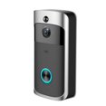 thumbnail image 1 of V5 Sonnette Vidéo 2.4G Connexion Wi-Fi Vision Nocturne Grand Angle Notification en Temps Réel 3 Batteries (Argent), 1 of 13