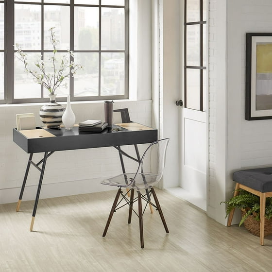 Alava Writing Desk With Built In Power Strip Com
