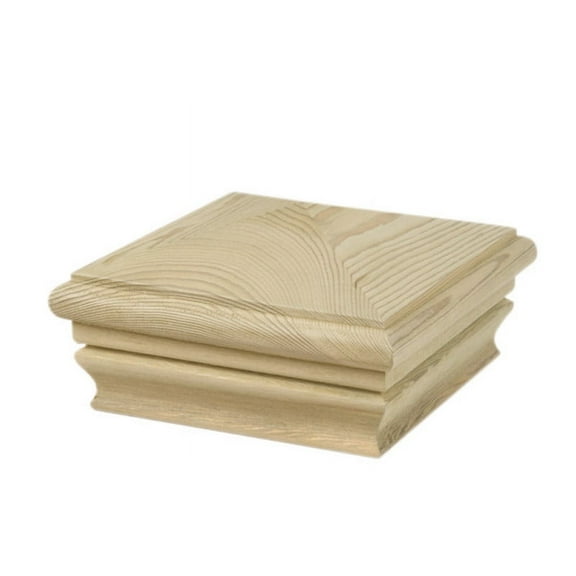 Waddell Mfg. 224 4 in. X 4 in. Pine Pyramid Post Cap