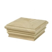 Waddell Mfg. 224 4 in. X 4 in. Pine Pyramid Post Cap