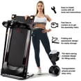 thumbnail image 3 of SEGMART Electric Foldable Treadmill w/3 Manual Adjustable Incline, 14'' Wide Tread Belt Treadmills for Home, Digital Exercise Machine with 12 KM/h Max Speed for Home & Gym Cardio Fitness, S5562, 3 of 6