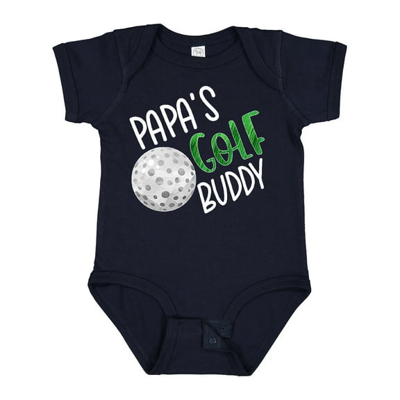 Inktastic Papa's Golf Buddy with Golf Ball Boys or Girls Baby Bodysuit