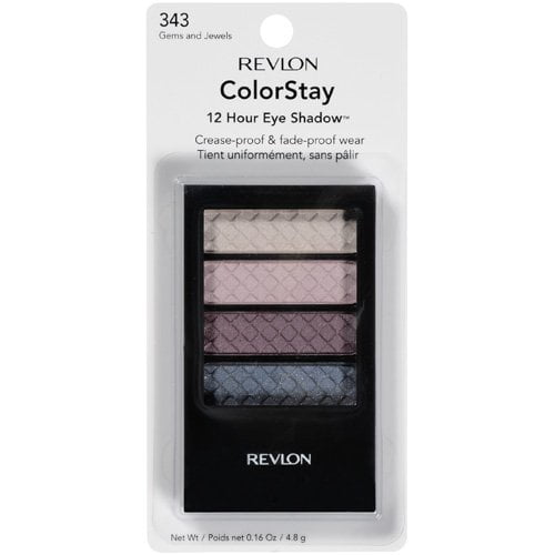 Revlon Colorstay 12 Hour Eye Shadow, Quad Gems and Jewels, 0.16 Ounce
