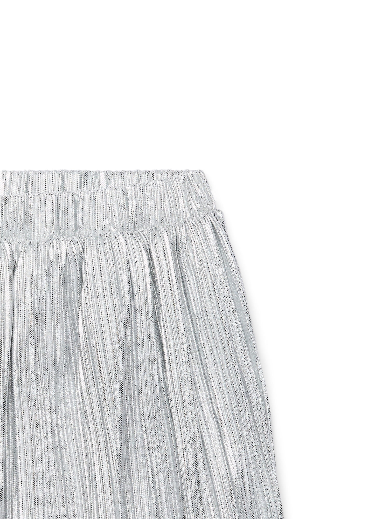 Wonder Nation Girls Metallic Skirt, Sizes 4-18 & Plus