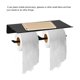 thumbnail image 4 of Double Toilet Paper Holder Double Roll Tissue Holder Toilet Paper Holder Wall Mount Double Roll Holder  for Bedroom for Toilet for Bathroom for Kitchen ANGGREK Otros, 4 of 8