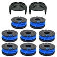 thumbnail image 2 of 8+2Pcs For Bauer Model Compatible String Trimmer Replacement Line In Blue Color, 2 of 7