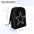 thumbnail image 4 of Cowboy Star Travel Backpack Men Women School Computer Bookbag Student Daypack, 4 of 5