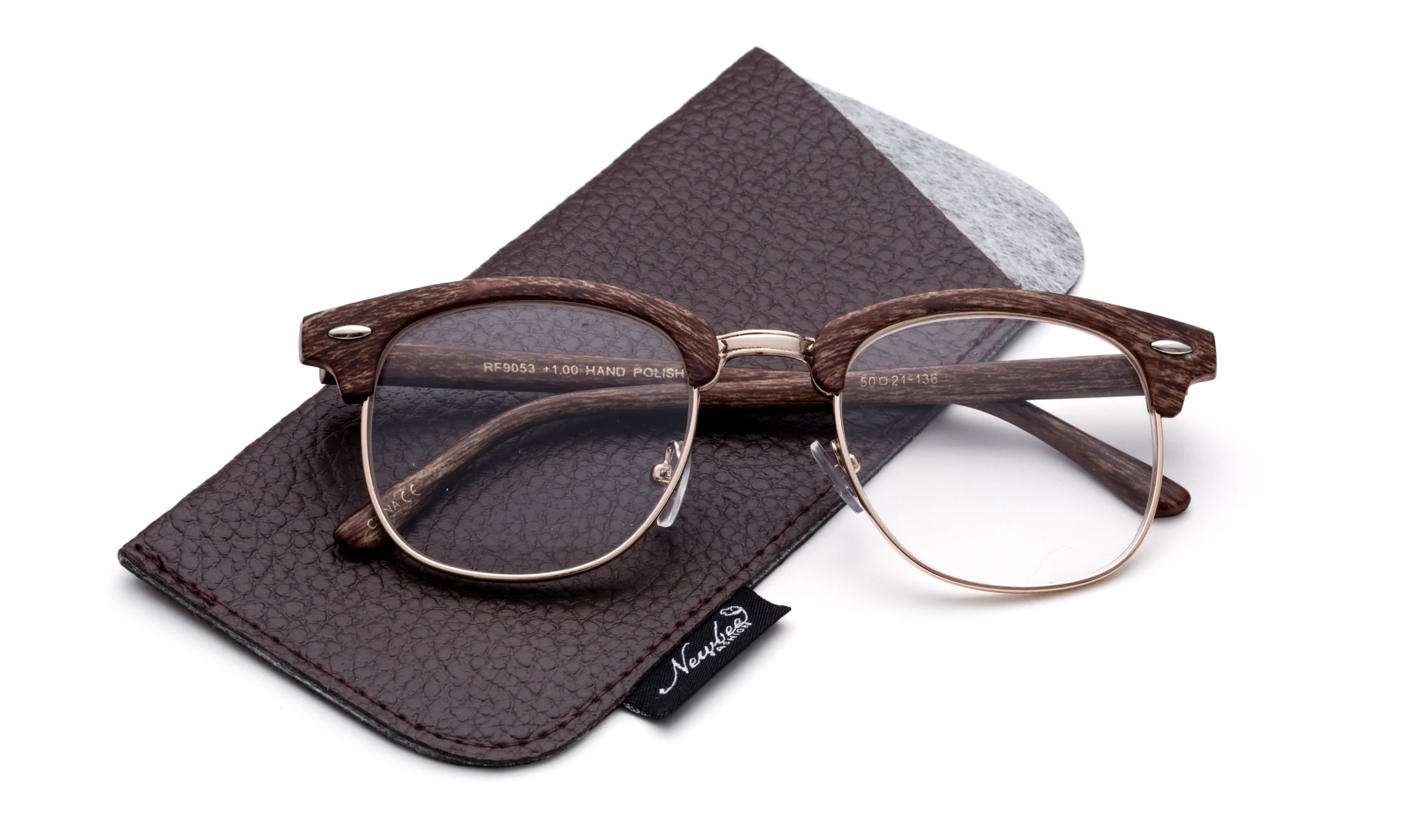 Quality Fashion Clummaster Reading Glasses for Men Retro Vintage