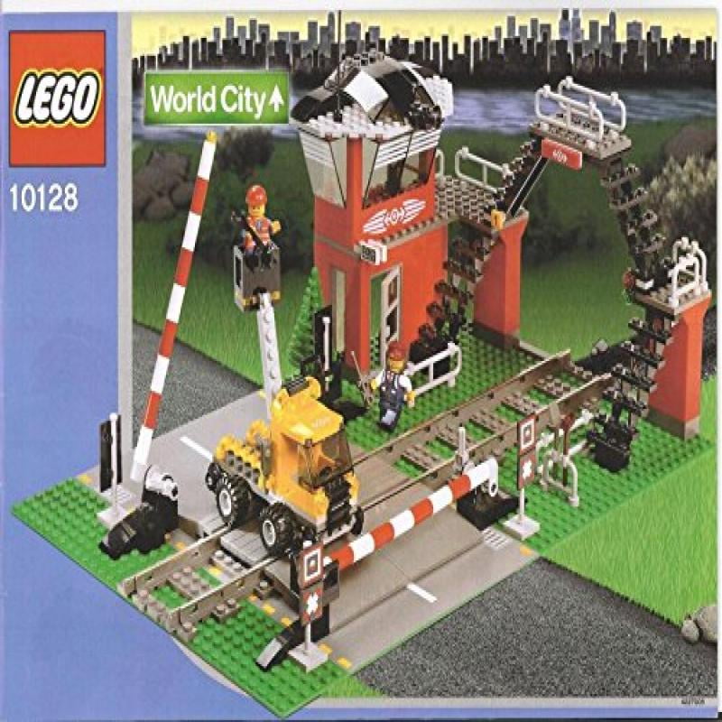 lego railroad crossing set