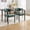 Antique Green-set of 4, variant on HUMEHA Set of 4 Boucle Dining Chair Antique Green Black Metal Legs