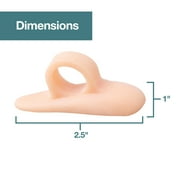 ZenToes Gel Hammertoe Straightener Toe Crests, One Size Fits Most, 4 Pack