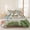 Beige, variant on 3 Pieces King Quilt Set,Oil Style Animals Swan Soft Bedding Sets with 1 Quilt & 2 Pillow Shams,Sunset Background Summer Bedspread Lightweight Coverlet Comforter for All Season