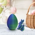 thumbnail image 2 of hulanddfd 4 Pcs Fingers Easter Egg, Funny 3D Printed Fingers Egg with Bunny Inside Easter Basket Stuffers Gifts Home Executive Desk Decor, Easter Surprise Rabbits Eggs, 2 of 5