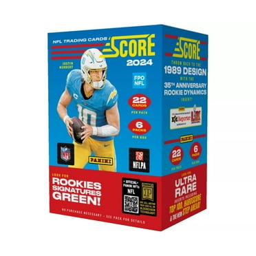 2024 Panini Score Football Trading Cards NFL Blaster Box