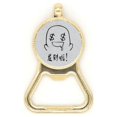 thumbnail image 1 of Make Fortune Noir Mignon Chat Visage Ouvre-Bouteille en Acier Inoxydable Porte-Clés, 1 of 3