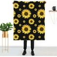 thumbnail image 2 of Sunflowers Throw Blanket -Plush Throw Super Soft Fuzzy Warm Blanket , Flannel Fleece Blankets for Sofa, Couch, Bed for All Season 50"X40", 2 of 6