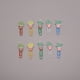 thumbnail image 1 of Juego de 5 clips de hierro con forma de planta, marcapáginas de colores surtidos, clips divertidos para marcar páginas, pequeñas pinzas metálicas para papel., 1 of 2