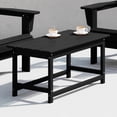 thumbnail image 2 of Westin Outdoor 35" Inch Adirondack Coffee Table for Patio Backyard UV Weather Resistant HDPE Plastic, Black, 2 of 5
