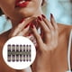 thumbnail image 5 of Qarigey Adhesivo para uñas no susceptible a las alergias Patrón brillante Paster Viscosidad fuerte Cobertura completa Puntas de manicura Type2 NO2, 5 of 6