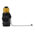 thumbnail image 2 of Light Bulb Socket To Plug Adapter With Switch Base Ac Outlet E26 Led Black, 2 of 10